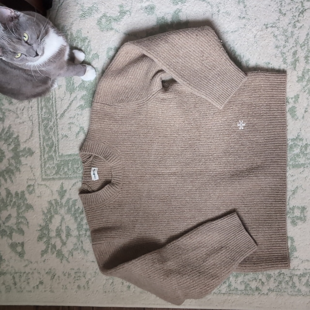 Tory Sport | 100% Merino Wool Ribbed Sweater (L)